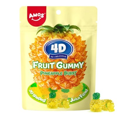 4D Fruit Gummy - Pineapple Burst