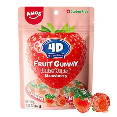 4D Fruit Gummy - Strawberry Burst