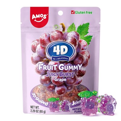 4D Fruit Gummy - Grape Burst