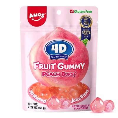 4D Fruit Gummy - Peach Burst