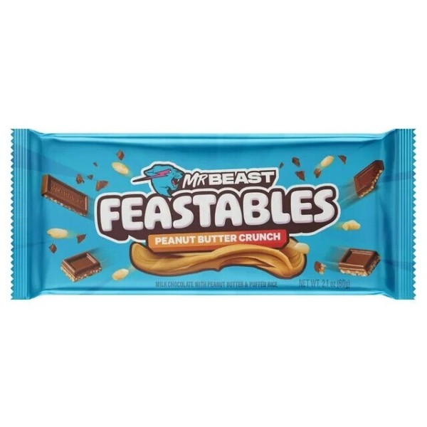 Feastables Mr Beast Peanut Butter Crunch