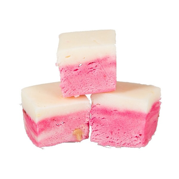 Pink & White Nougat Fudge