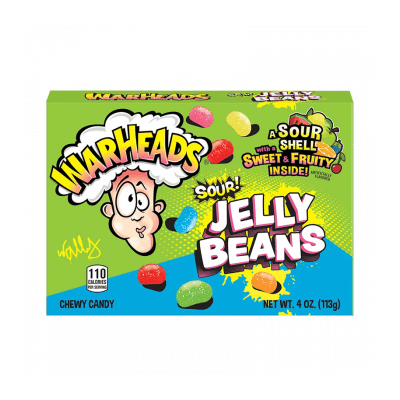 Warheads Sour Jelly Beans Theatre Box