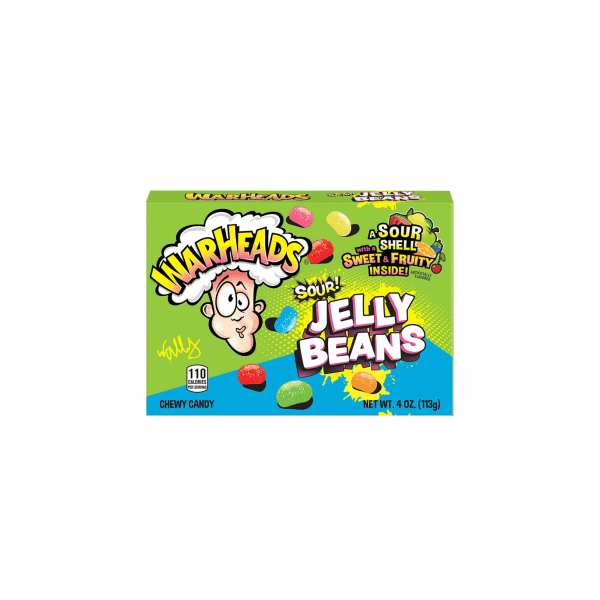 Warheads Sour Jelly Beans Theatre Box