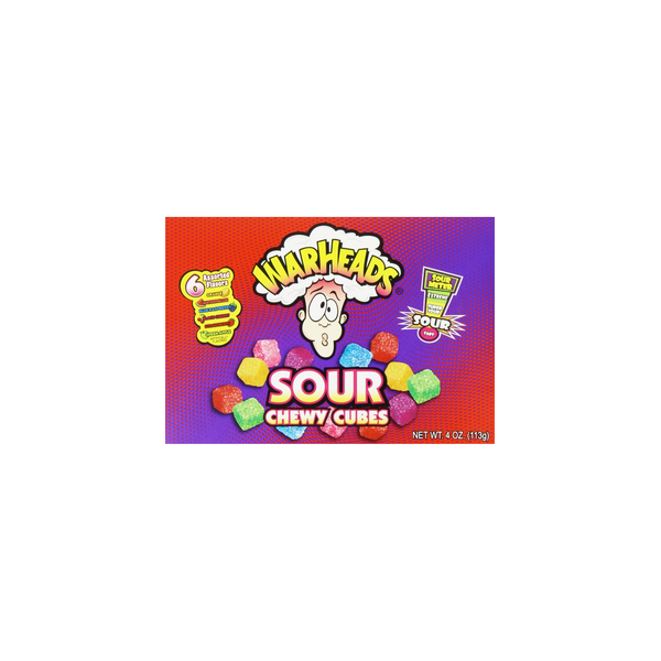 Warheads Chewy Cubes Theatre Box